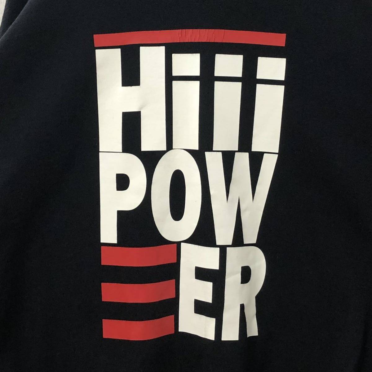 フルーツオブザルーム アメリカ古着 HiiiPOWER プリント スウェット トレーナー XL_画像5