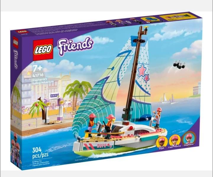 新品未開封品　レゴ(LEGO) フレンズ ステファニーのヨットの冒険 41716 おもちゃ ブロック