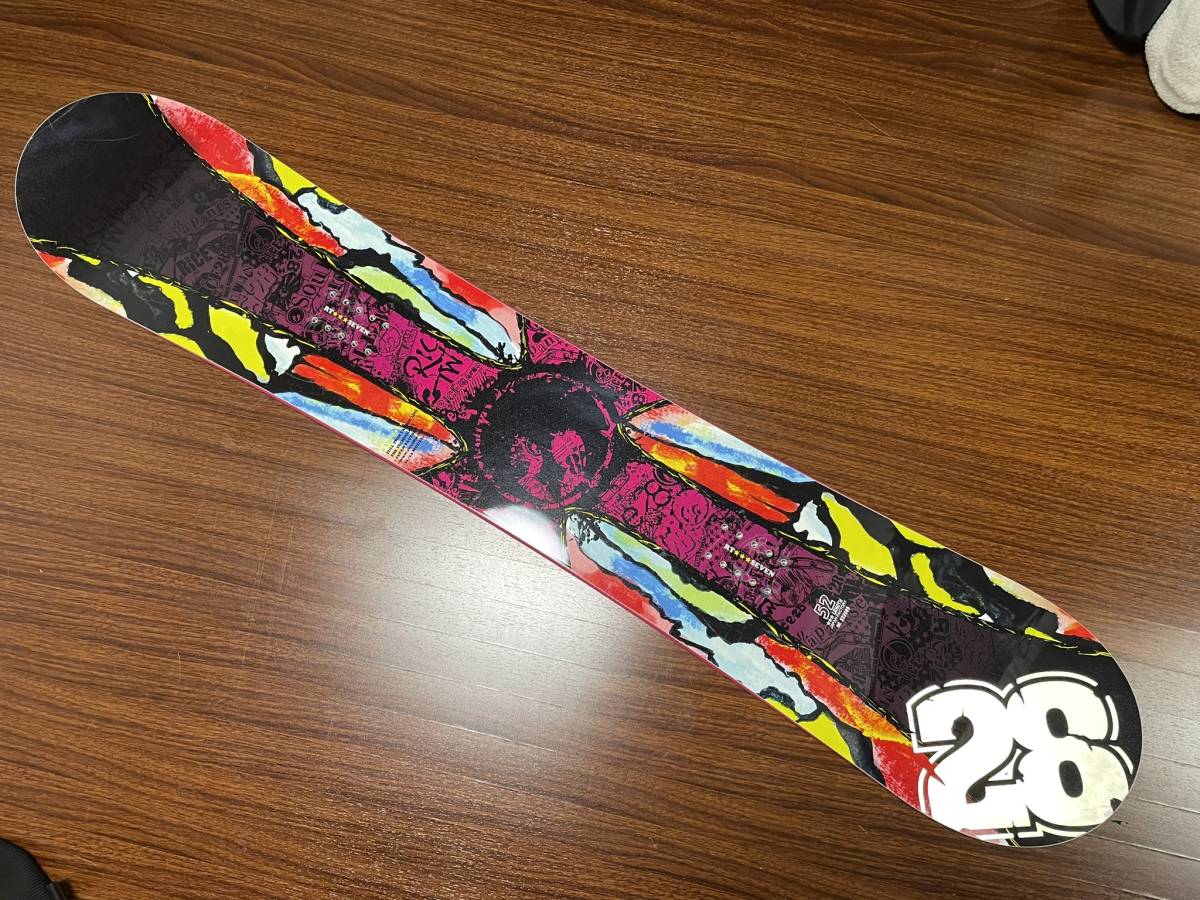 中古美品◆13モデル RICE28 RT7 152cm/ニットソールカバー付き/RT SEVEN/ライス/RTセブン/グラトリ/グランドトリック_画像1