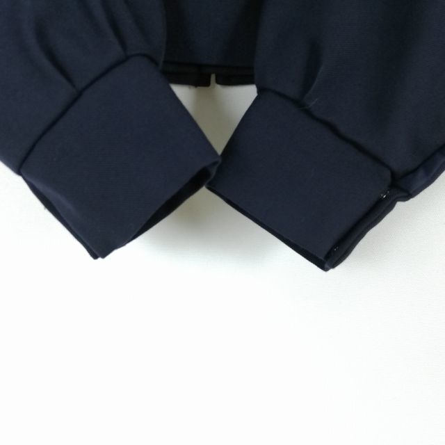 1円 セーラー服 上着 大きいサイズ 冬物 白3本線 女子 学生服 兵庫小野南中学 紺 制服 中古 ランクC NA7836_画像4