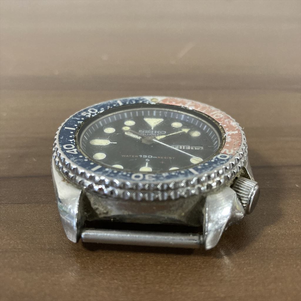 SEIKO セイコー 7548-700B クォーツ メンズ腕時計 腕時計 時計 ダイバーズウォッチ ペプシベゼル デイデイト 動作未確認 12 シ 6385_画像2
