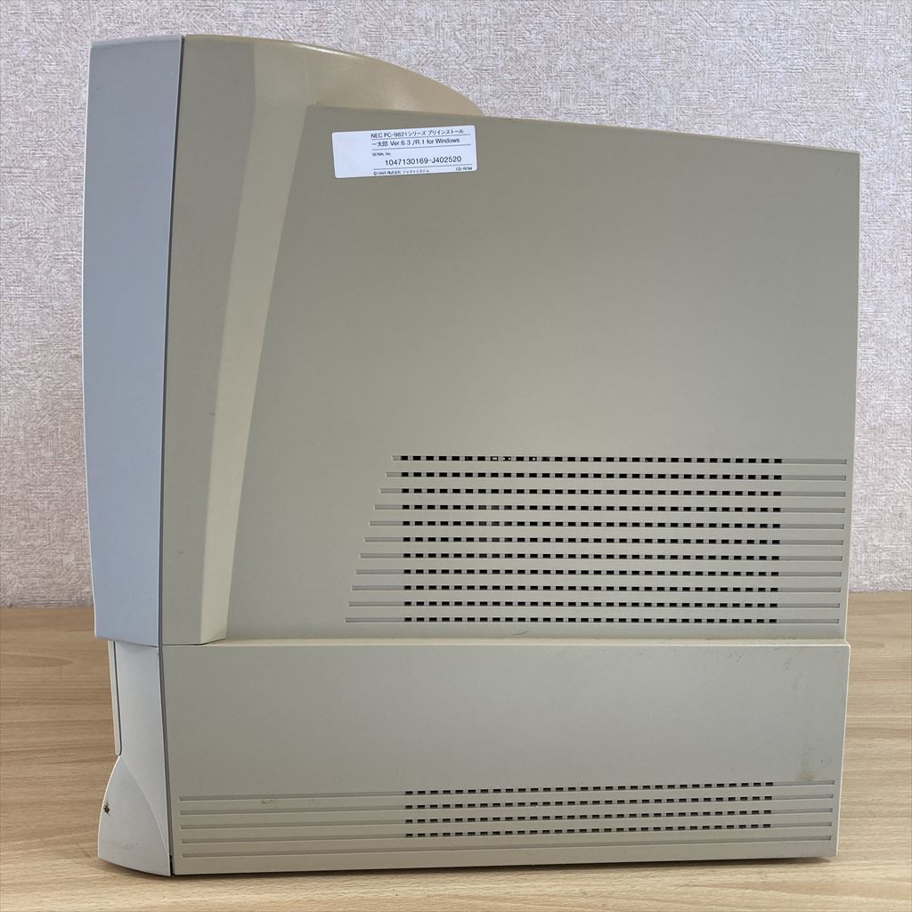 NEC PC-9821 Cb3 CanBe パーソナルコンピュータ 一体型PC パソコン レトロ 昭和レトロ Windows95 ホワイト 通電確認済み 12 シ 6390_画像3