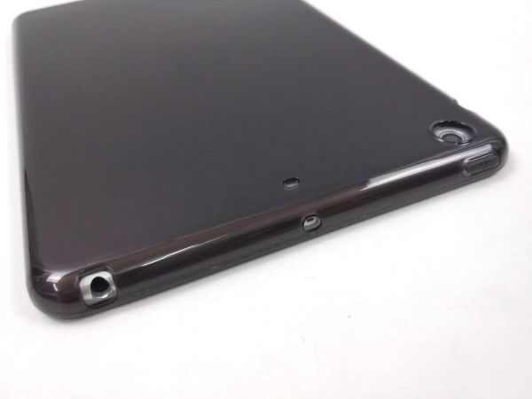 iPad mini 1/2/3用 カバー ソフトケース 背面 薄型 TPU クリア ブラック_画像4