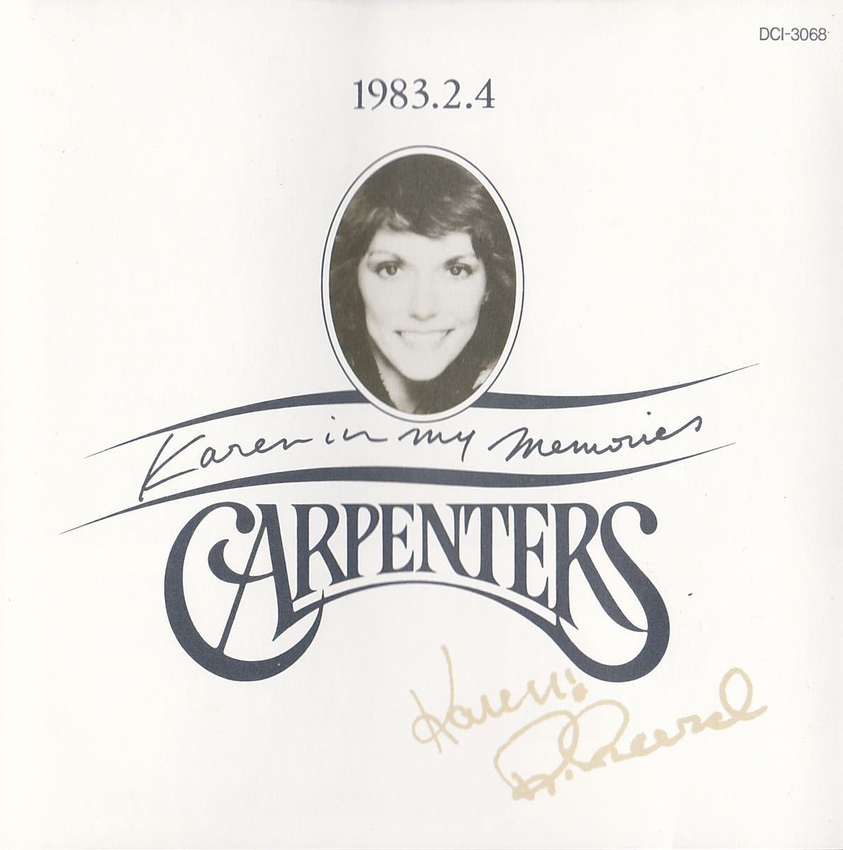 カーペンターズ Carpenters Karen In My Memories 1983.2.4 ★Collector's Itemの画像1