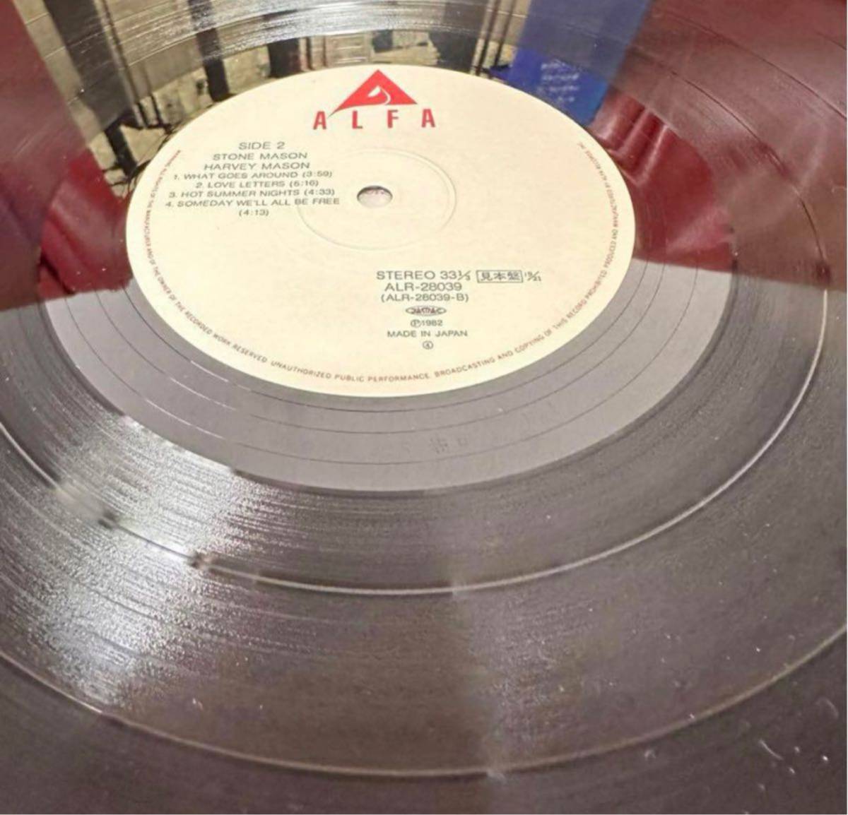 ハーヴィー?メイソン/ストーン?メイソン ★プロモーションサンプラー見本盤vinyl帯付 ピカピカ美盤　HARVEY MASON /STONE MASON
