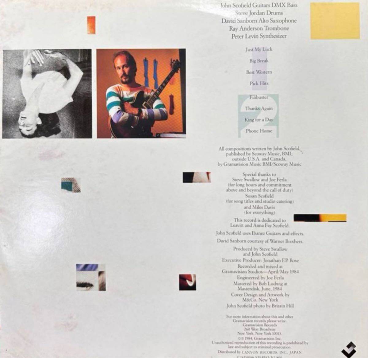  ジョン・スコフィールド/ エレクトリック・アウトレット　★プロモサンプラーvinylピカピカ盤面　#JOHN SCOFIELD 