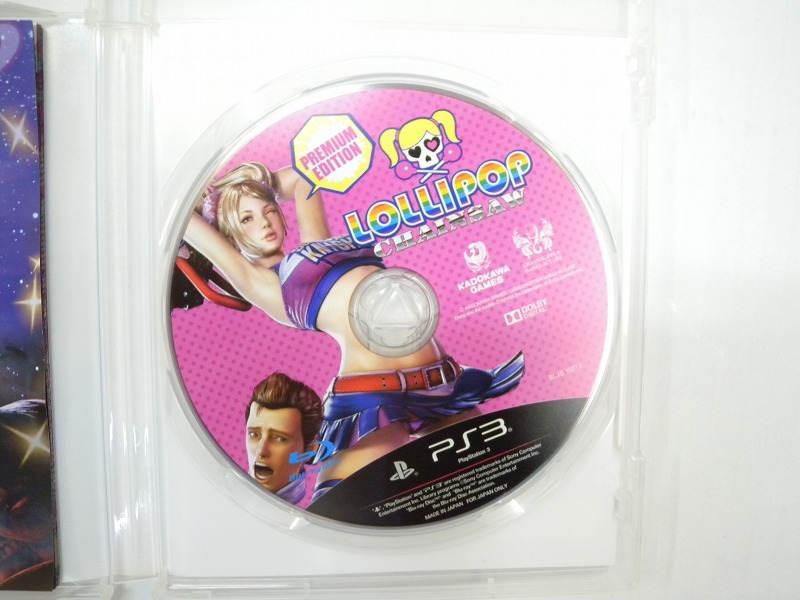 C4603★R18 PS3ソフト LOLLIPOP CHAINSAW / ロリポップチェーンソー VALENTINE EDITION 豪華版 ※一部欠品有 中古現状渡し_画像5