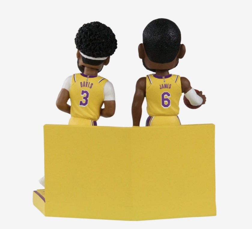 新品 144個限定 レブロンジェームズ　アンソニーデイビス　レブロンジェームス　FOCO ボブルヘッド フィギュア　NBA レイカーズ　Lakers_画像7