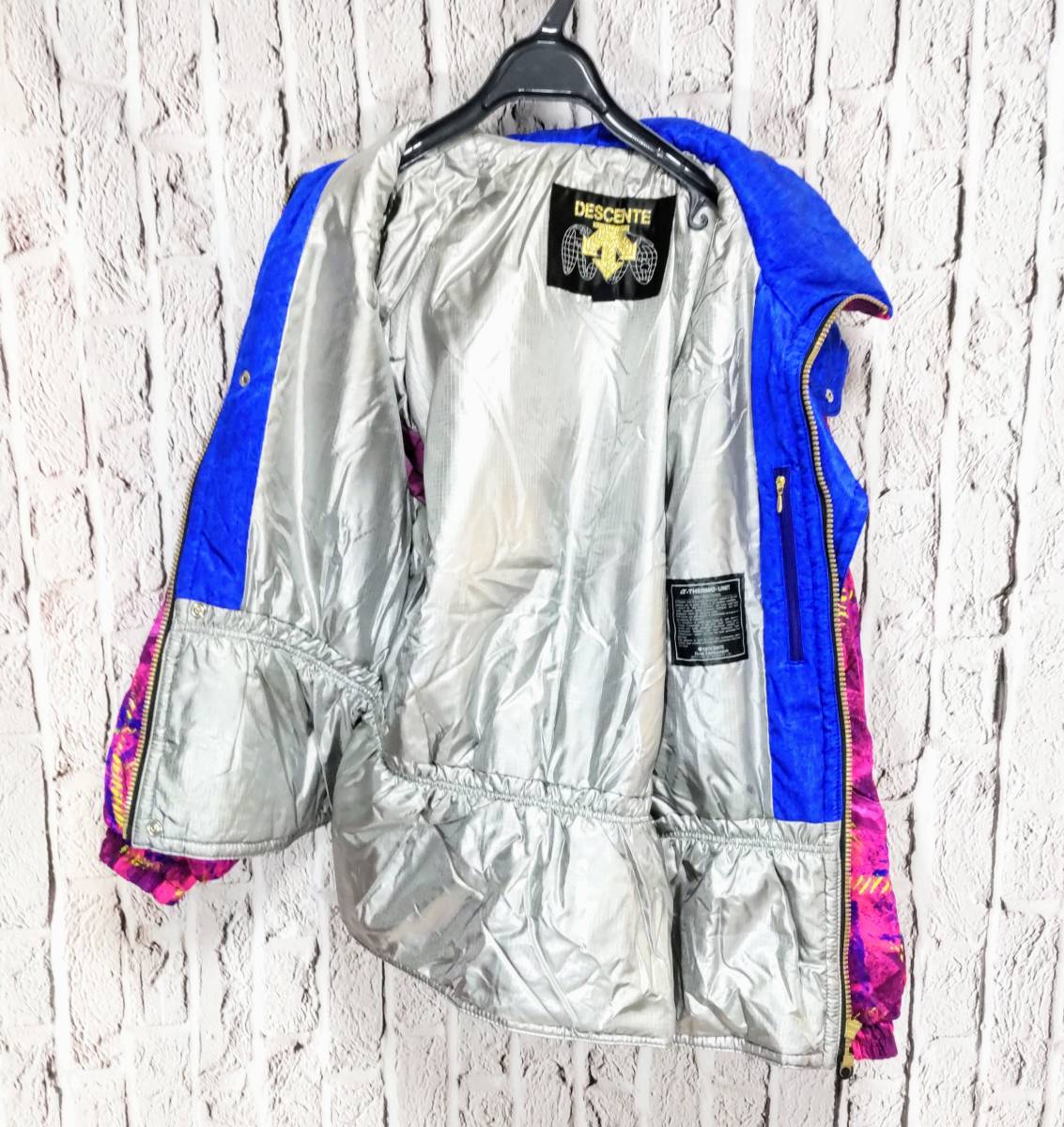 送料無料 DESCENTE 90's ヴィンテージ スキーウェア 裏アルミ 送料無料 DESCENTE 90's ヴィンテージ スキーウェア 裏アルミ