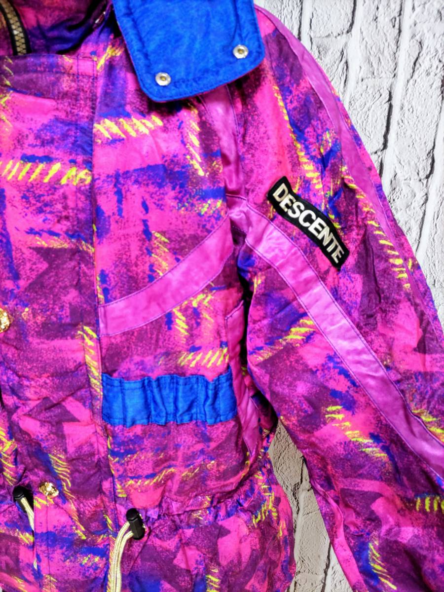 送料無料 DESCENTE 90's ヴィンテージ スキーウェア 裏アルミ 送料無料 DESCENTE 90's ヴィンテージ スキーウェア 裏アルミ