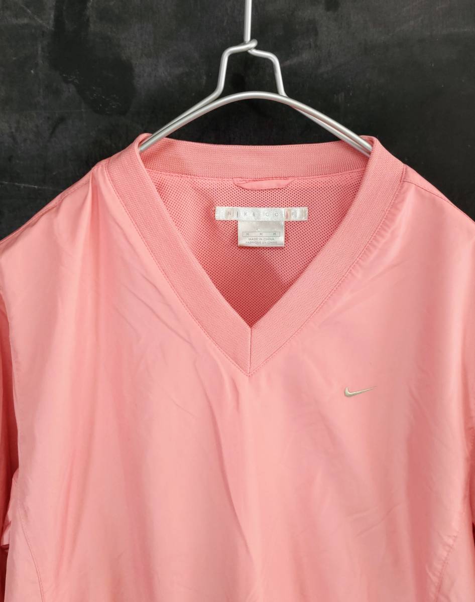 * free shipping * NIKE GOLFpi stereo Nike Golf wear windbreaker pink Woman Medium