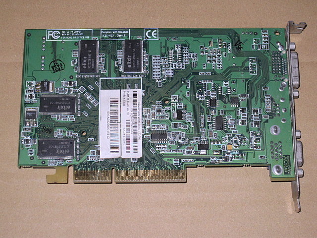 AGP Radeon 9600 256M VGA DVI 05001213TAN_画像3