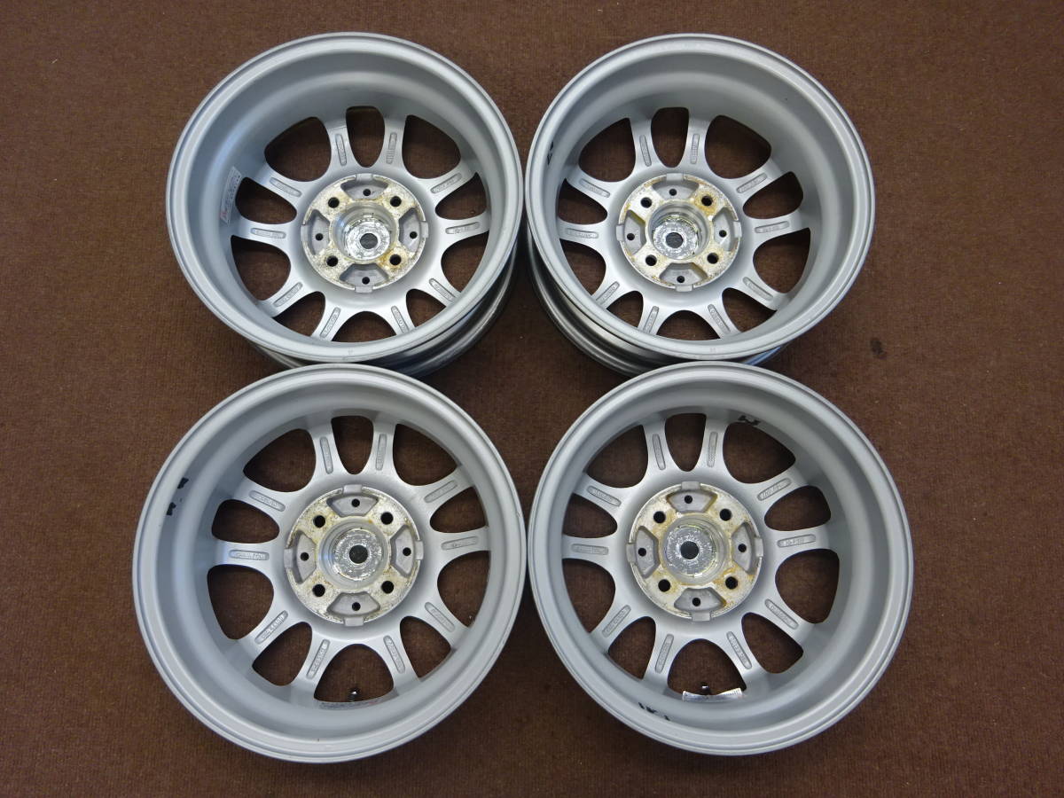 A-92　A-TECH SCNEIDER　13×4J ET42 PCD100 4H 4本　比較的 程度良好　軽量　人気のデザイン　Racing sports　軽自動車　等に是非　！_画像10