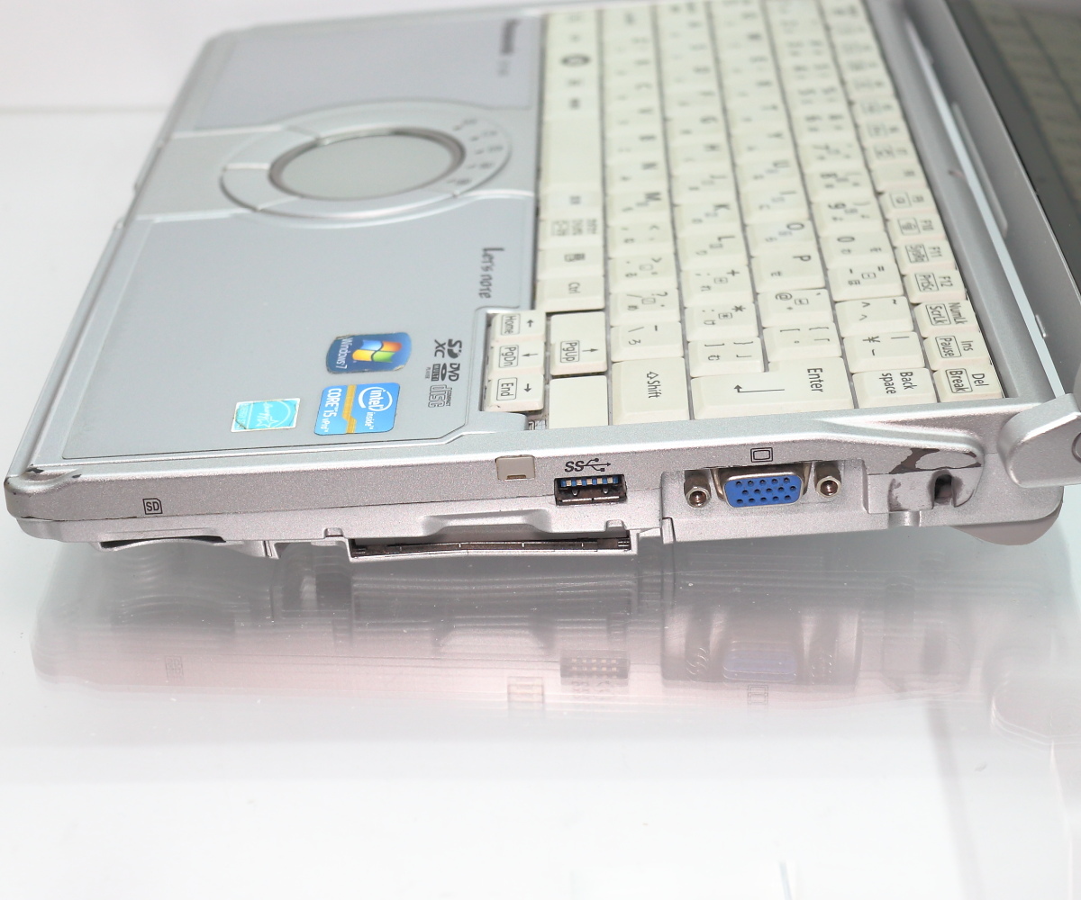 Panasonic Let’s note S10 CF-S10EWGDS/Core i5-2540M/4GBメモリ/HDD320GB/DVD-ROMドライブ/12.1TFT/WindowsXP Professional SP3 #1201_画像4