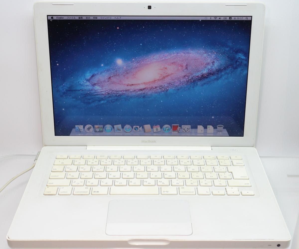 Apple MacBook A1181/13.3/Core2Duo 2.4GHz/Early2008/2GBメモリ/HDD160GB/WiFi Bluetooth/OS X 10.7 Lion #1208_画像1