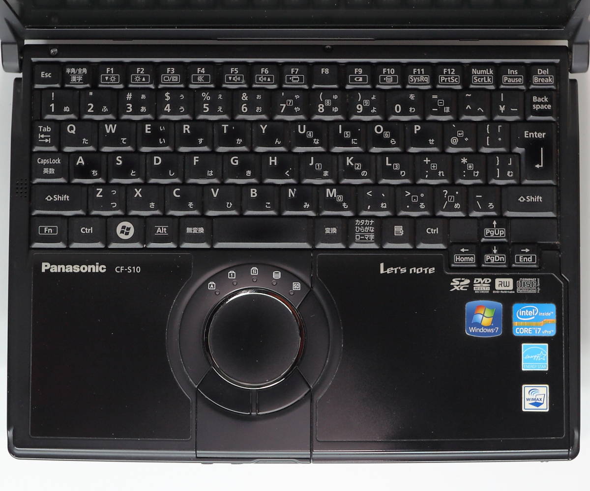 Panasonic Let’s note S10(ブラック) CF-S10BEKDP/Core i7-2620M/4GBメモリ/HDD320GB/DVD/12.1TFT/WindowsXP Professional SP3 #1216_画像3