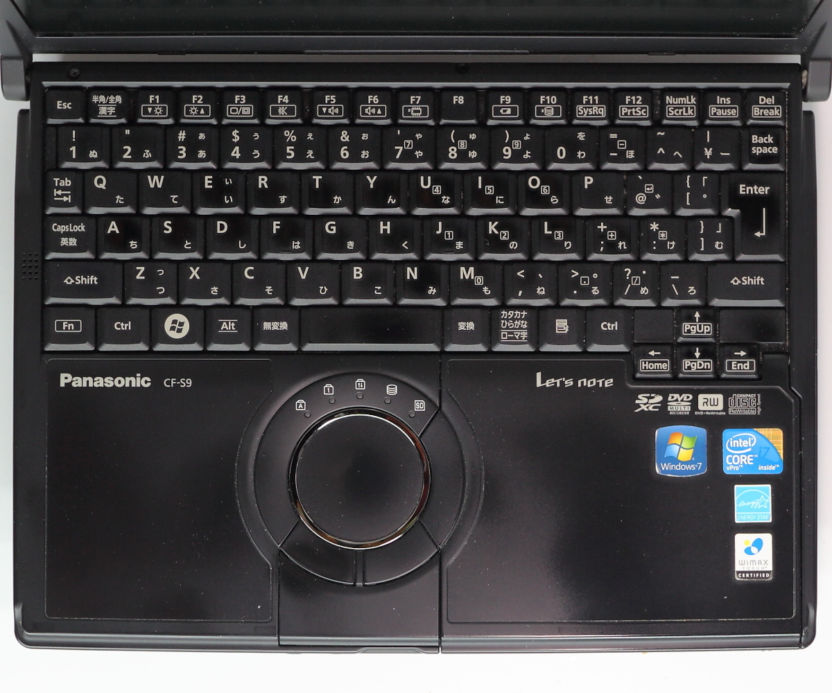 Panasonic Let’s note S9(ブラック) CF-S9LY9BDP/Core i7-640M vPro/6GBメモリ/HDD320GB/DVD/WiFi NG/Windows7 Professional 64bit #1221_画像3