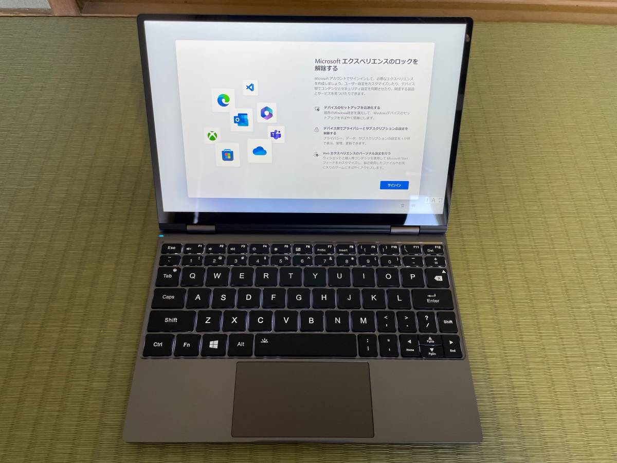OneNetBook OneMix4S プラチナエディション 国内正規版 (第12世代インテルCore i7-1250U/16GB /1TB SSD）英語キーボード Windows 11_画像3