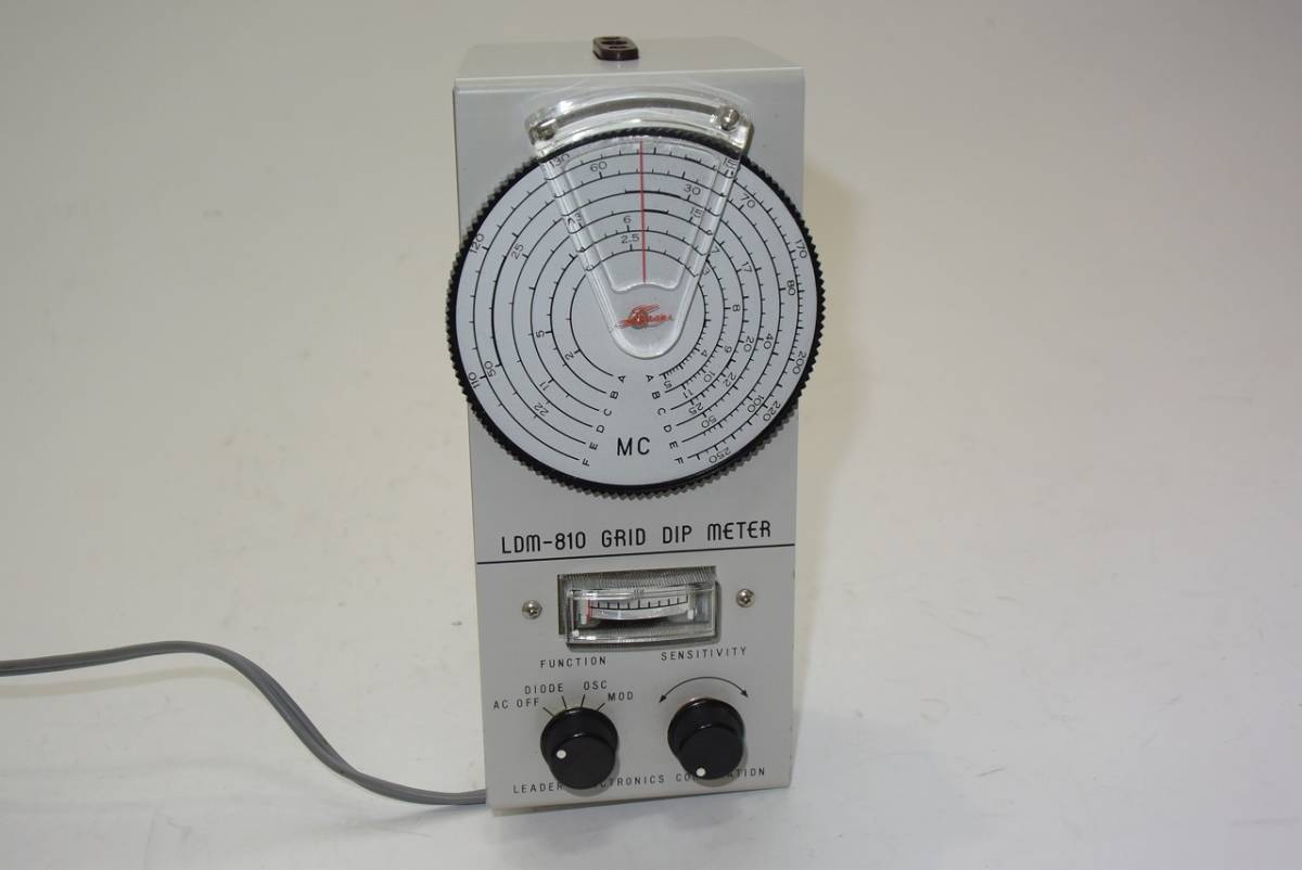 リーダー電子株式会社製　昭和レトロ　LDM-810 GRID　DIP　METER_画像2