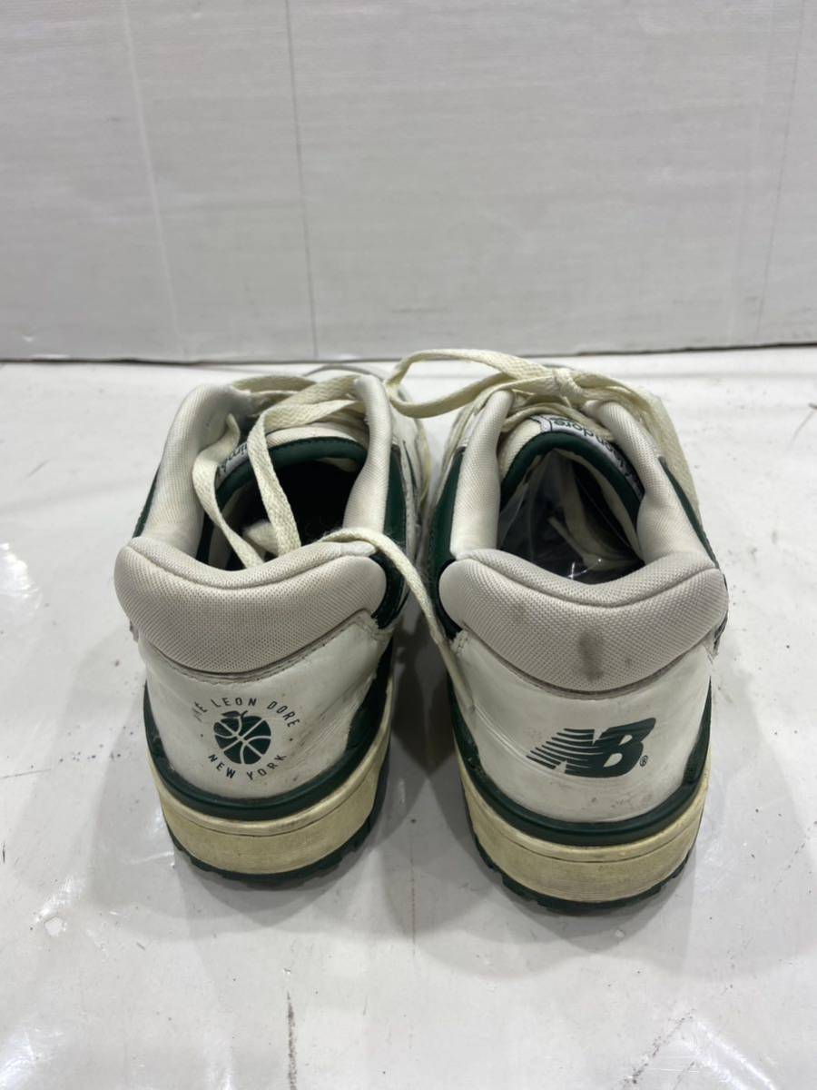 【NEW BALANCE ニューバランス 】bb550ald ローカットスニーカー 550 AIME LEON DOREWHITE GREEN エメレオンドレホワイトグリーン 2312oki_画像5