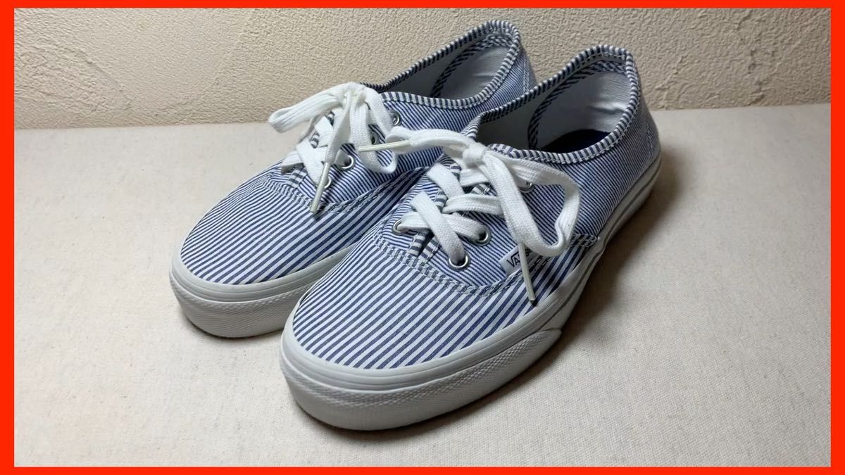 vansヴァンズ　スニーカー　24㎝　ブルー