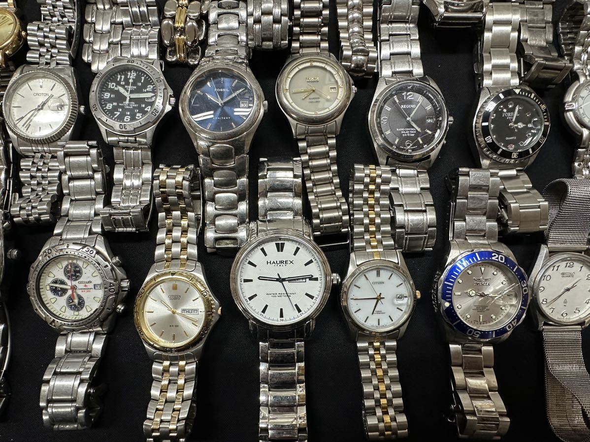 腕時計 250個 本 大量セット SEIKO GIVENCHY CITIZEN INVICTA RENOMA BUREN RICOH FOSSIL WENGER GUESS klaeuse等 その他 まとめ 1スタ A35_画像6