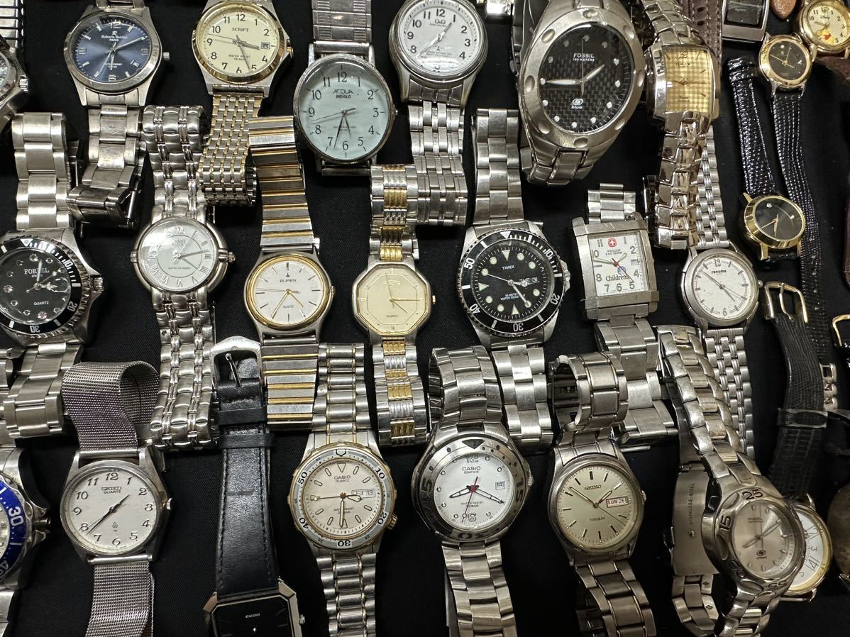 腕時計 250個 本 大量セット SEIKO GIVENCHY CITIZEN INVICTA RENOMA BUREN RICOH FOSSIL WENGER GUESS klaeuse等 その他 まとめ 1スタ A35_画像7