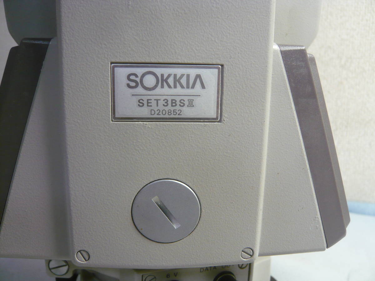 ジャンク！！　SOKKIA・ソキア 　トータルステーション　 SET3BS　 測量機器　ケース付　現状品_画像6
