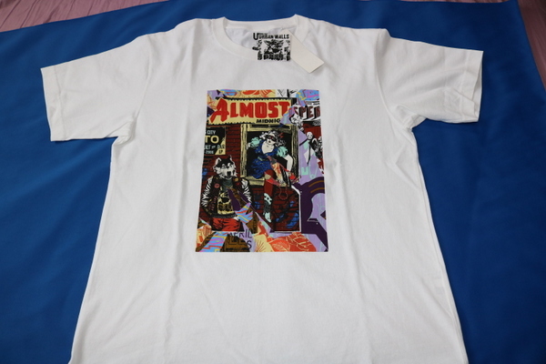 アーバンウォールズ アメコミ風 Tシャツ 白 メンズ　L　Faile　フェイル UT ユニクロ 新品 未使用 _画像2