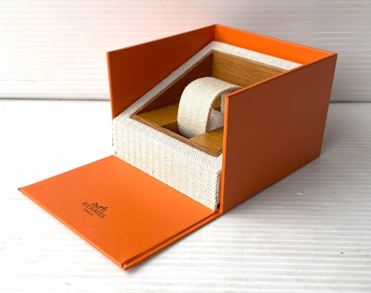 ★☆テ 純正 HERMES エルメス 時計ケース 箱 ボックス 外箱 ウォッチケース BOX 冊子 収納ボックス 冊子☆★_画像4