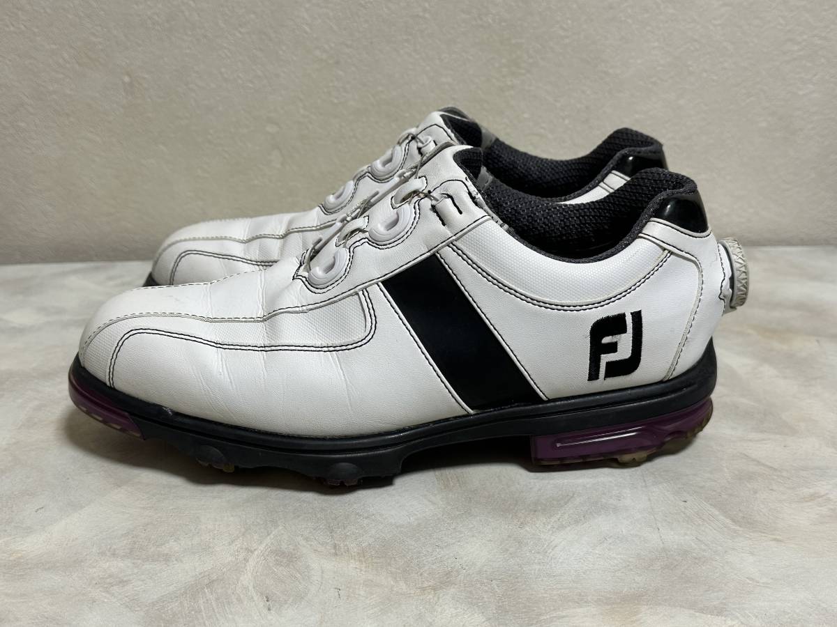 FOOTJOY GFⅢ フットジョイ ホワイトＸパープル　US7-1/2W, JPN25.5W_画像2