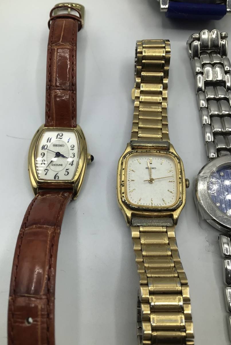 【9312】BALENCIAGA/SEIKO/ORIENT 腕時計 他おまとめ9点 ジャンク品_画像2