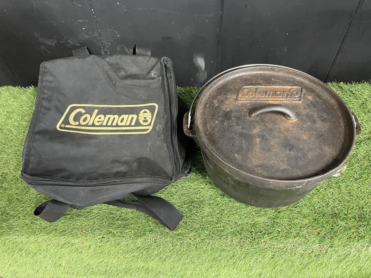 Coleman コールマン　ダッチオーブン　廃番品　アウトドア用品　キャンプ　調理器具　170−8023 mc03018699_画像1