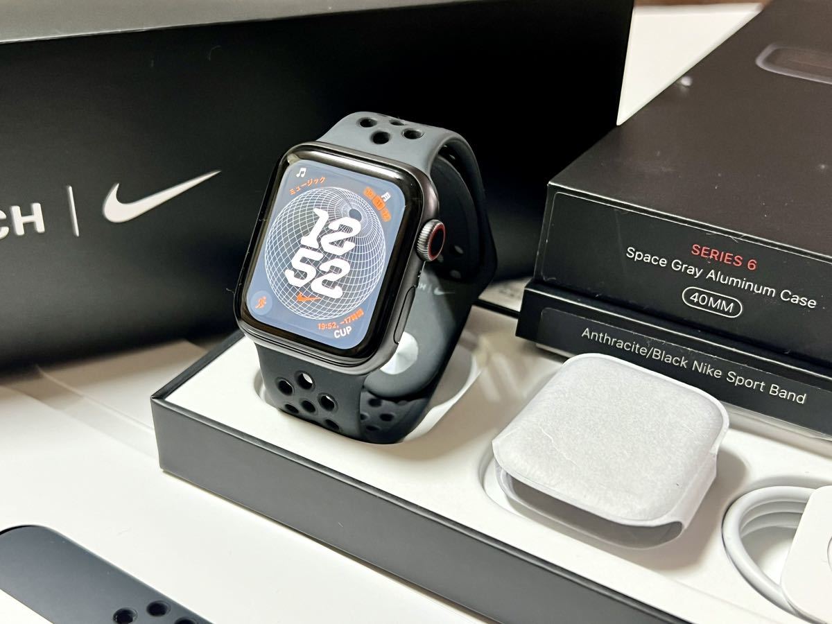 バッテリー94% Apple Watch Nike Series 6 40mm アップル バッテリー94% Apple Watch Nike Series 6 40mm アップル