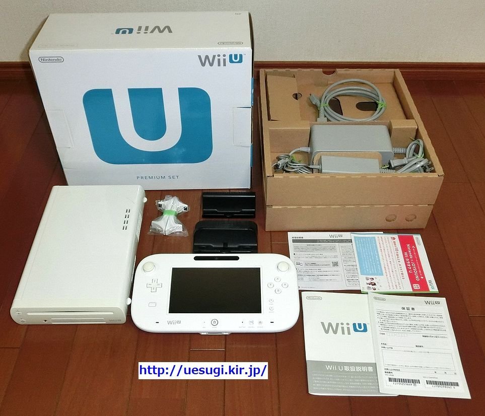 ●ジャンク●箱有 Wii U 本体＋ゲームパッド 32GB 4台（4セット）◇Nintendo WiiU スプラトゥーンセット_画像8