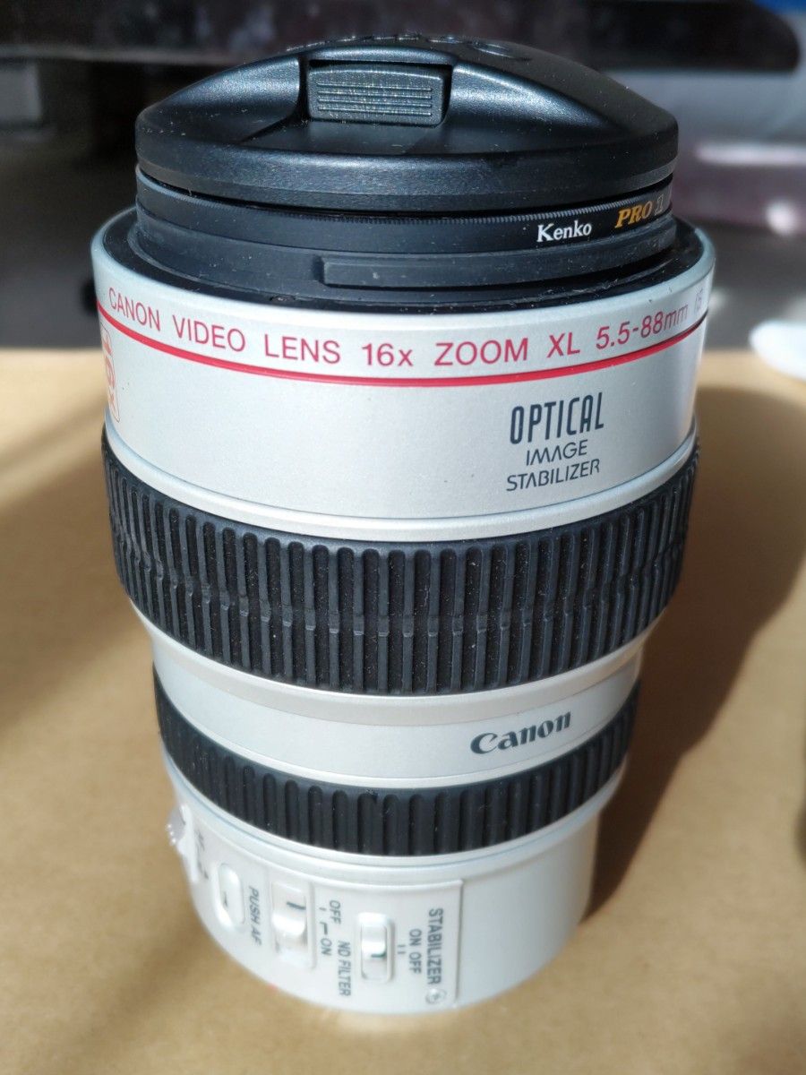 ビデオカメラレンズ　canon 16X ZOOM XL 5.5-88mm