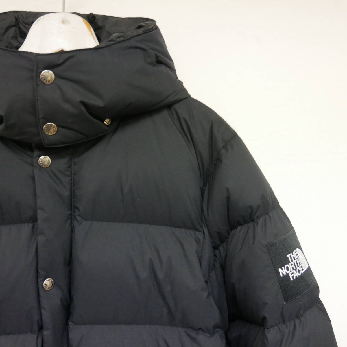 【1円】試着 国内正規 THE NORTH FACE ノースフェイス CAMP SIERRA SHORT キャンプシエラショート ダウン PERTEX ND92230 K BLACK 黒 L_画像3