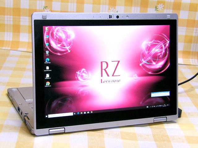 ■良品 高解像度WUXGA タッチパネル Let's note CF-RZ6 Core i5-7Y57 256GB-SSD SIMフリー 10P DtoD■XG_画像3