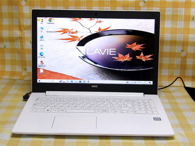 ■良品 LaVie NS300/KAW 第7世代 Core i3-7020U 8GBメモリ 1TB-HDD マルチ カメラ W10Hリカバリ内蔵■_画像1