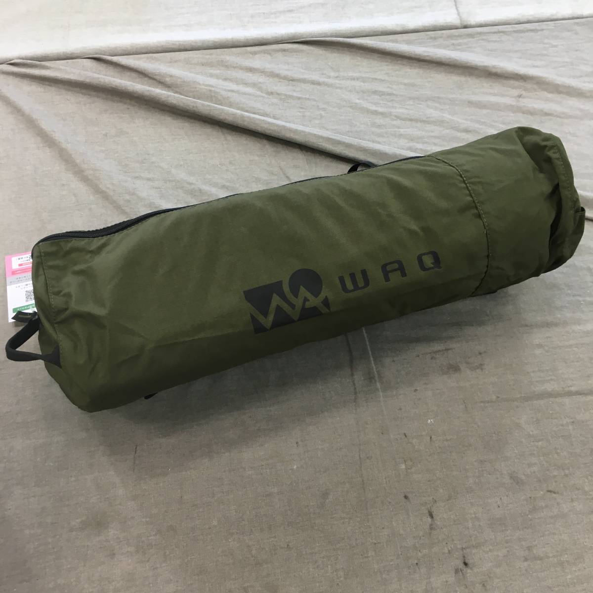 未使用品 WAQ 2WAY キャンプ コット 静音 軽量 折りたたみベッド 耐荷重150kg ハイ/ロー切替可能 (オリーブ)_画像2