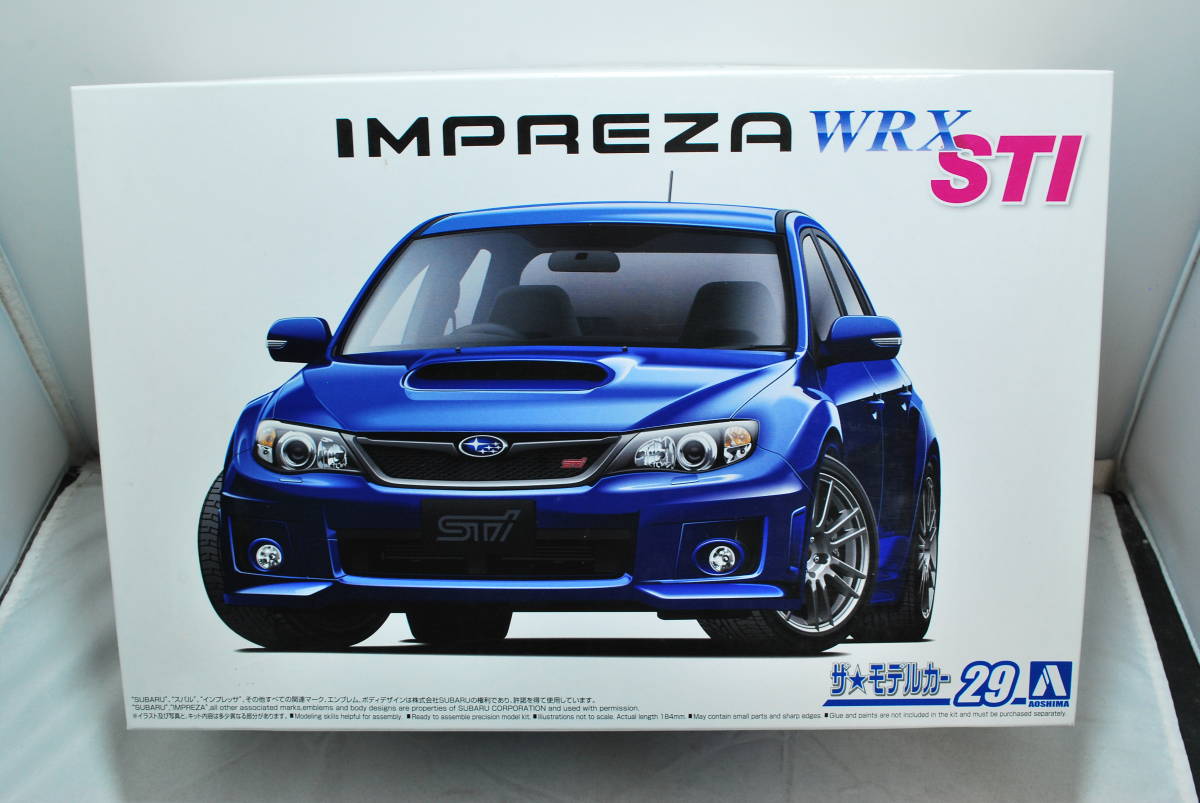 # rare! unopened Aoshima 1/24 Subaru Impreza WRX STI GRB *07/*10 selection type 5-door hatchback #