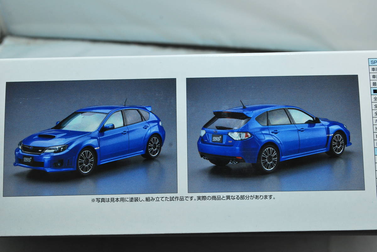 # rare! unopened Aoshima 1/24 Subaru Impreza WRX STI GRB *07/*10 selection type 5-door hatchback #