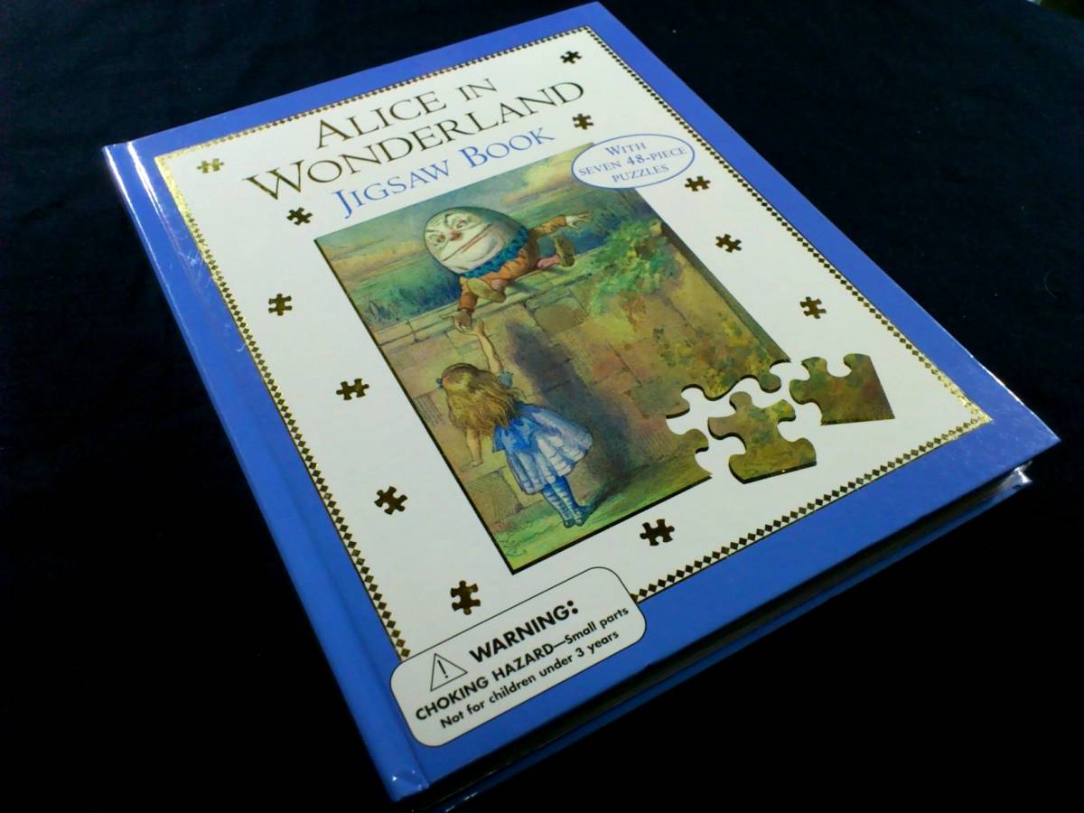 洋書『Alice in Wonderland Jigsaw Book』ジグソーパズルブック 不思議の国のアリス_画像1