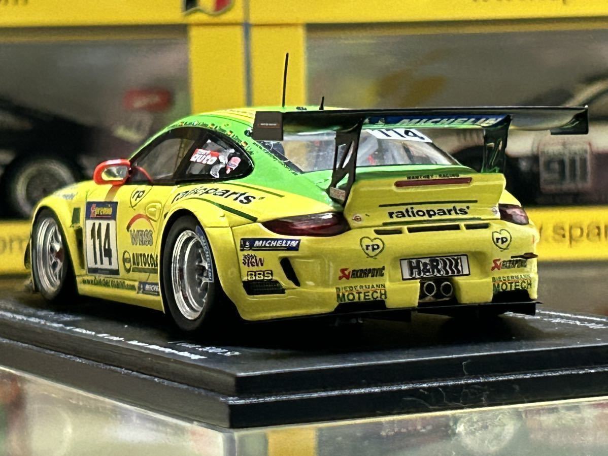 スパーク spark 1/43 Porsche 911 GT3 R n°114・ Winner Overall Season's Final VLN Nurburgring 2010・Team Manthey-Racing _画像7