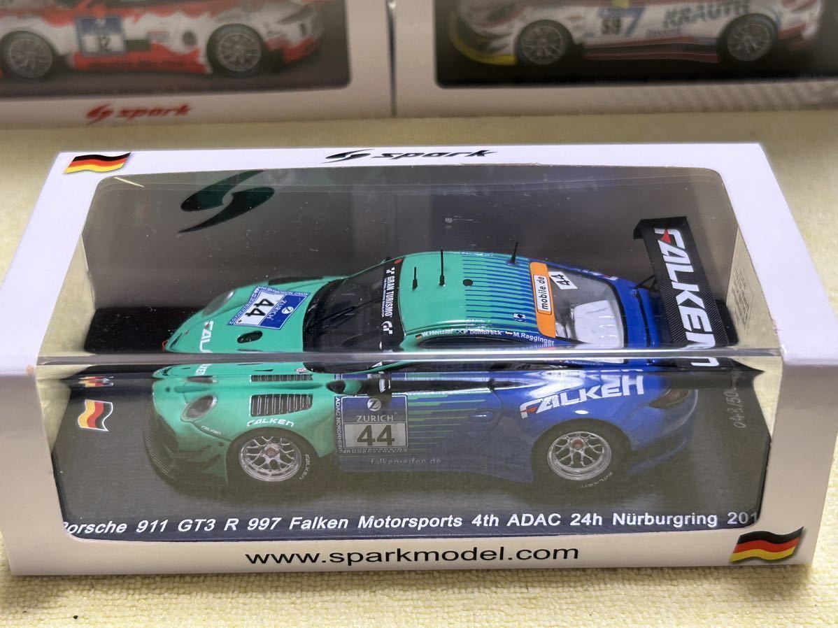 スパーク spark 1/43 Porsche 911 GT3 R 997 Falken Motorsports n°44・ 4th ADAC 24h Nurburgring 2014 [SG131]_画像10