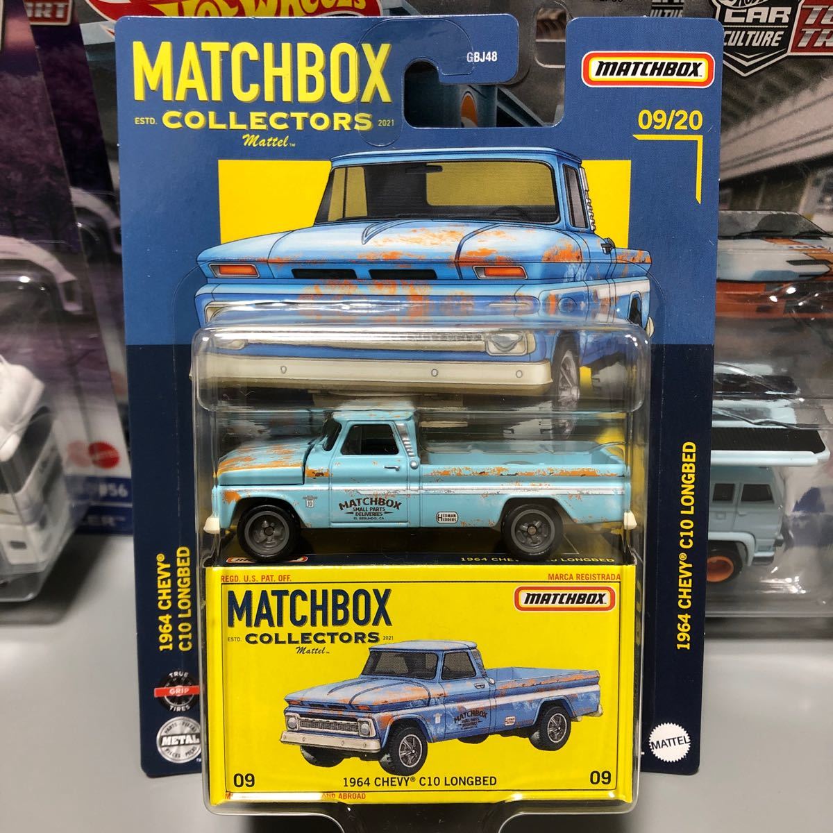 Amazon限定 マッチボックス コレクション 1964 CHEVY C10 LONGBED '64 シェビー C10 ロングヘッド_画像1