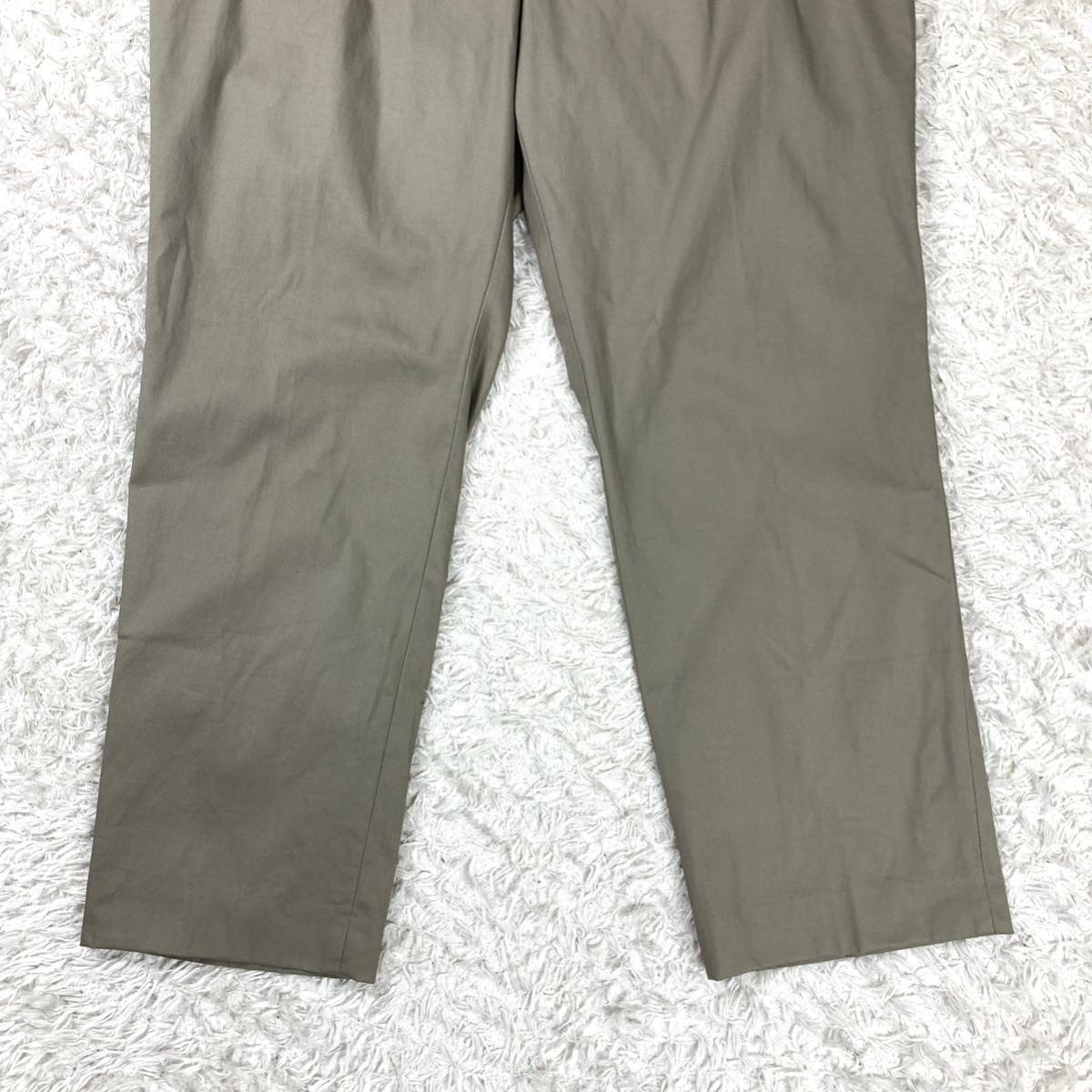  Untitled tapered pants slacks beige large size 48 YA5393