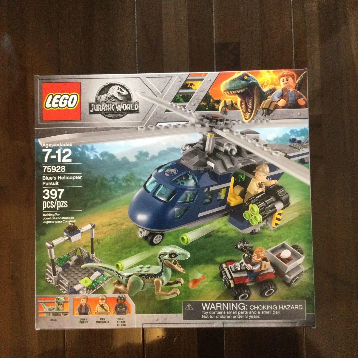 レゴ Lego 75928 ブルーのヘリコプター追跡 【ジュラシック・ワールド】未開封_画像1