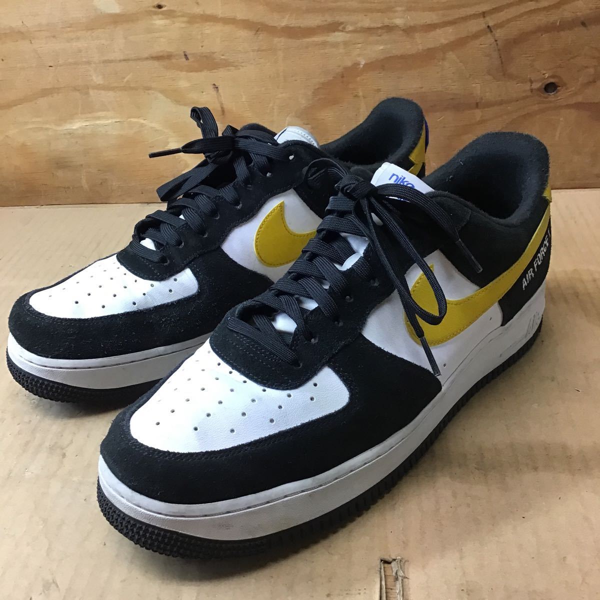 Nike Air Force 1 Low'07 LV8 Athletic Club Black/Dark Sulfur 30cm 箱なし_画像1