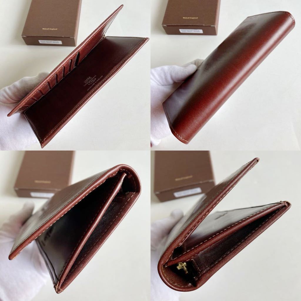 Whitehouse Cox S9697L アンティークブライドル 長財布 ホワイト Whitehouse Cox S9697L アンティークブライドル 長財布 ホワイト